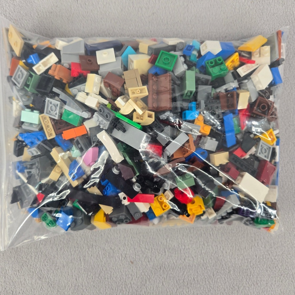 LEGO 2lb 3.5oz Bulk Small Mixed Brick Plates Specialty Pieces Creative Building